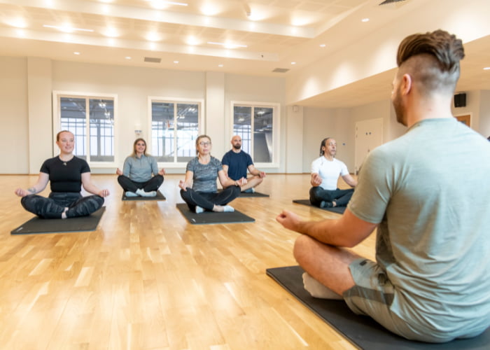 Yoga class