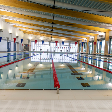 The swimming pool at the centre